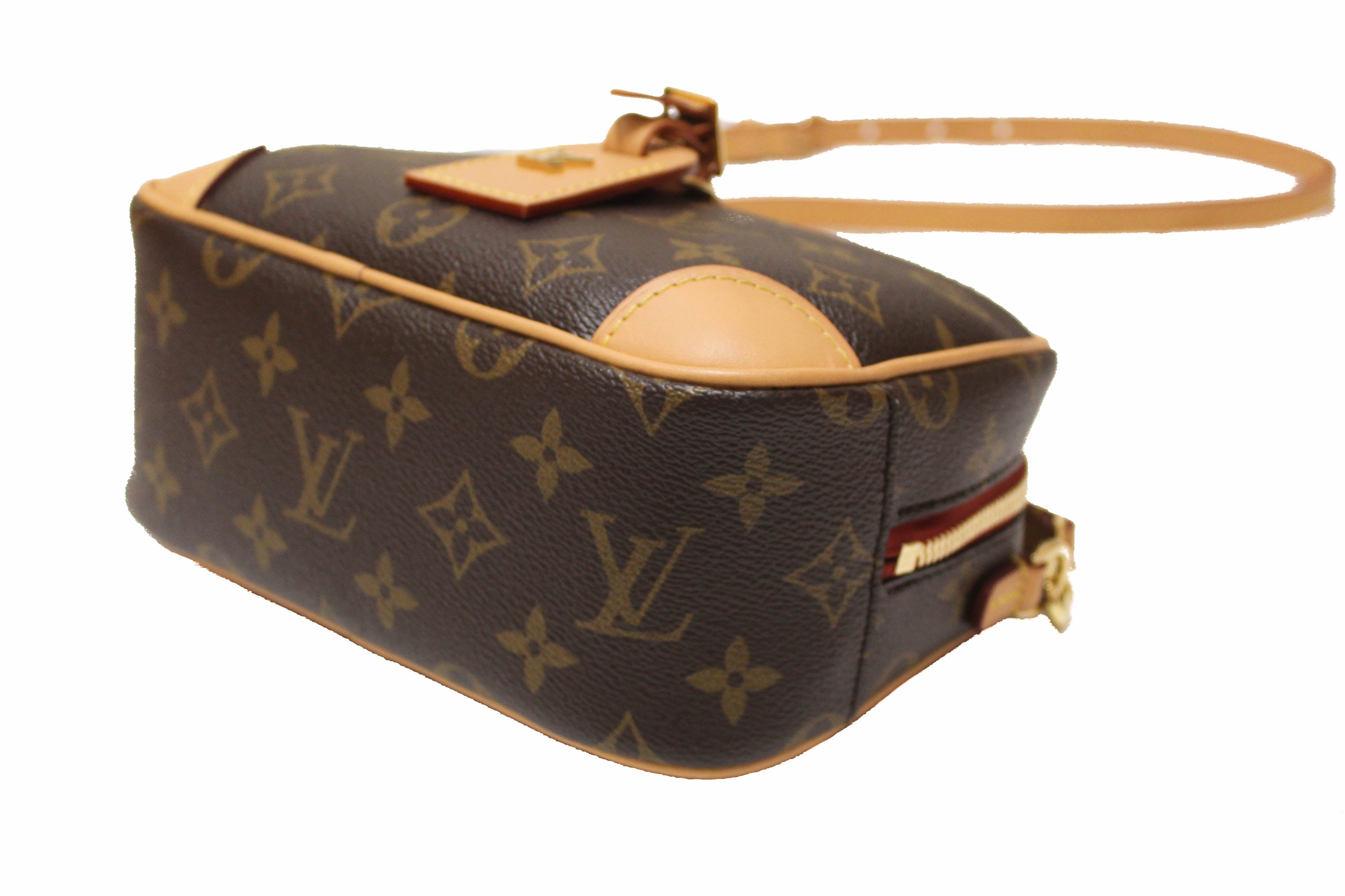 Authentic Louis Vuitton Monogram Deauville Mini Messenger Crossbody Bag - Luxury Designer Shoulder Purse for Women, Perfect for Travel, Shopping & Everyday Use