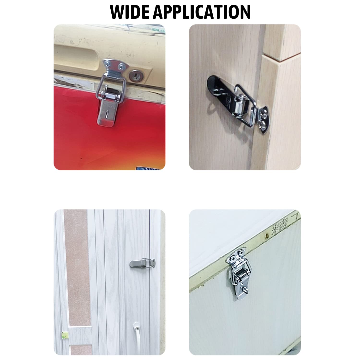 2PCS Spring-Loaded Toggle Latch 3.43