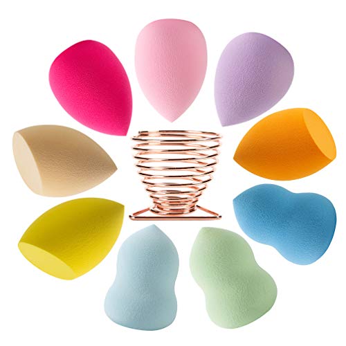 Premium Beauty Blender Makeup Sponge Set - Latex-Free Foundation & Concealer Blending Sponge for Flawless Finish (Colorful) - Perfect for Professional Makeup Application & Everyday Use