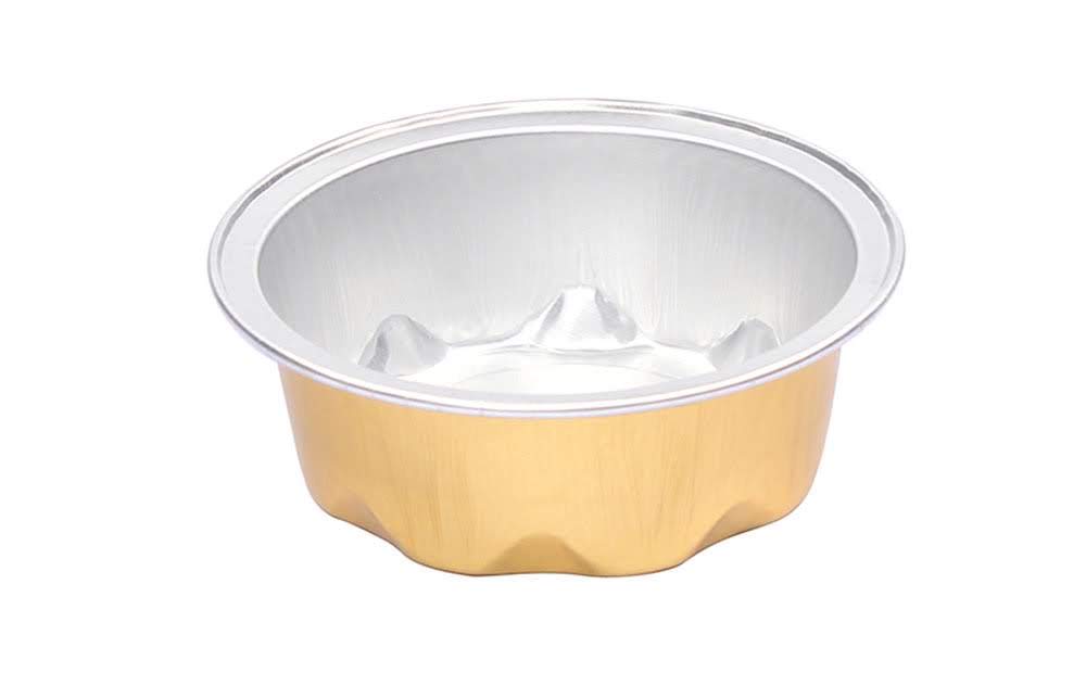 KitchenDance 2 oz Disposable Aluminum Foil Baking Cups - 1000 Gold Mini Dessert Cups for Creme Brulee, Flan, Cupcakes & Chocolates - Perfect for Parties, Catering & Home Baking
