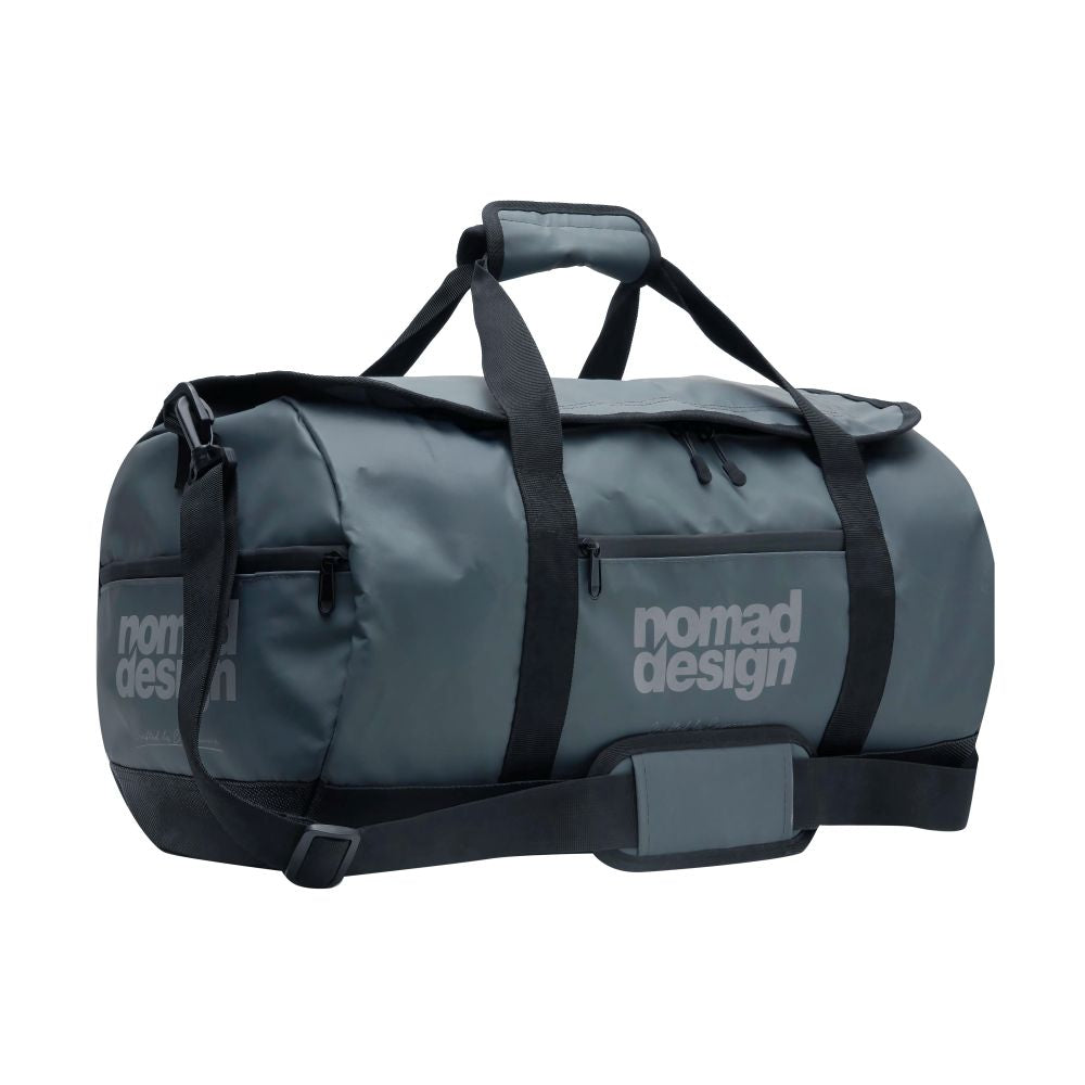 Nomad Design Duffle Bag - Waterproof Travel Duffel with Shoulder Strap for Gym, Weekend Trips & Outdoor Adventures