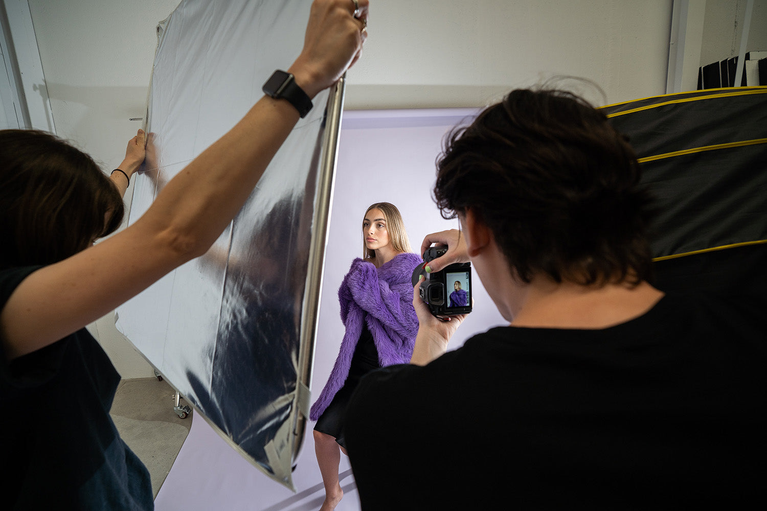 5-in-1 Square Metal Flag Panel Reflector Set with Boom Arm (100cm x 100cm) - Professional Photography Lighting Kit for Studio, Portrait & Product Shoots