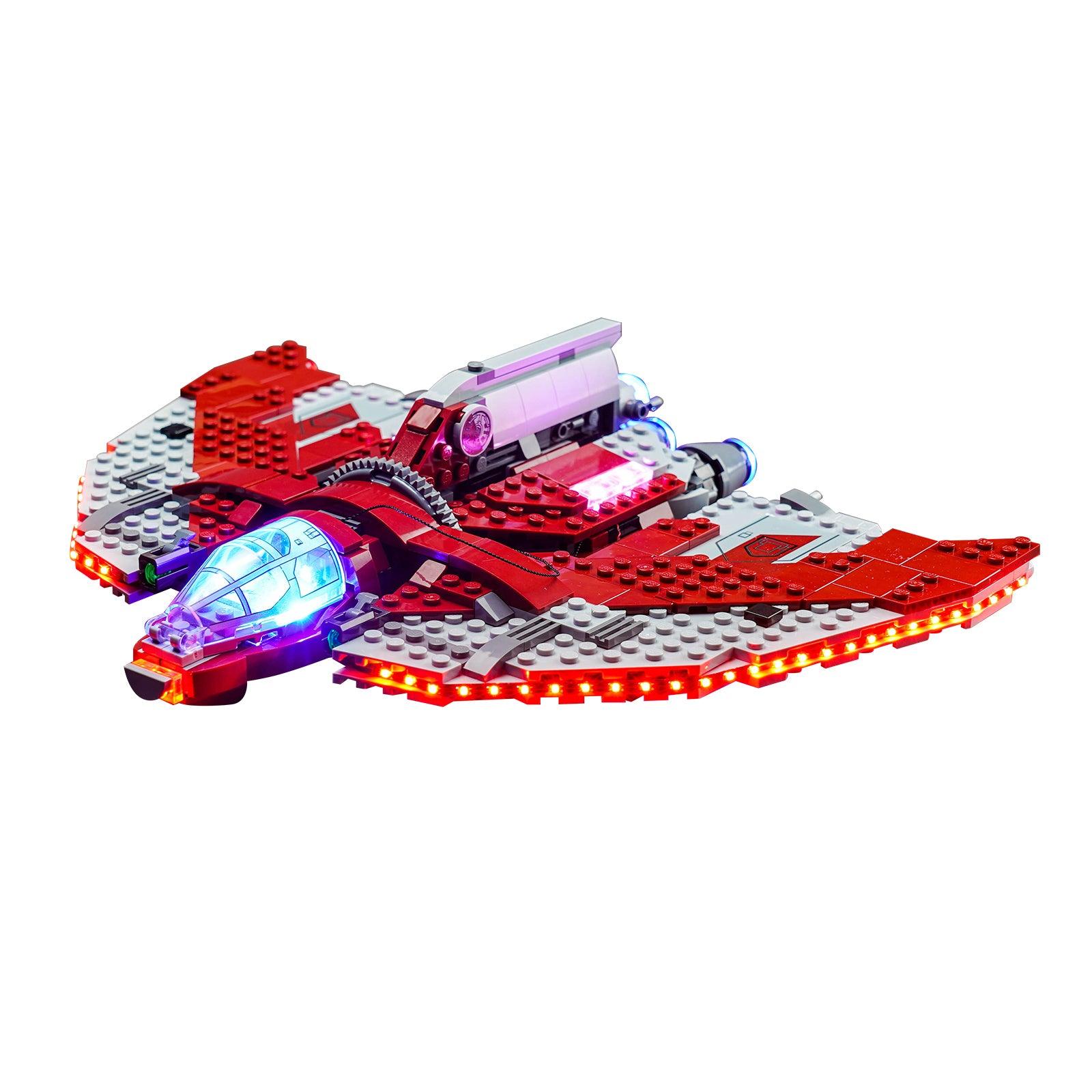 LEGO Ahsoka Tano's T-6 Jedi Shuttle 75362 Light Kit - LED Lighting Set for Star Wars Building Blocks - Perfect for Display & Nighttime Showcase