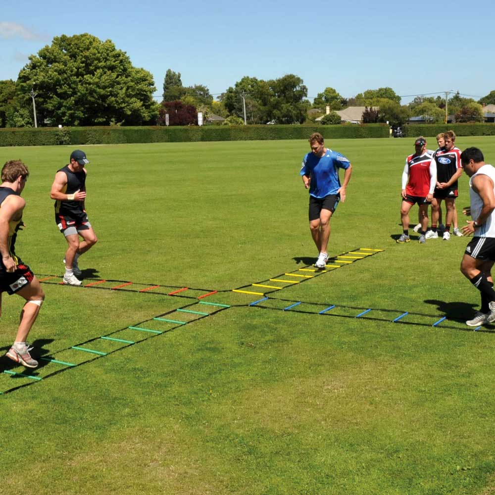 XLR8 Team Agility Cross Ladder - Speed Training Equipment for Soccer, Football & Basketball Drills - Improve Footwork & Coordination for Athletes