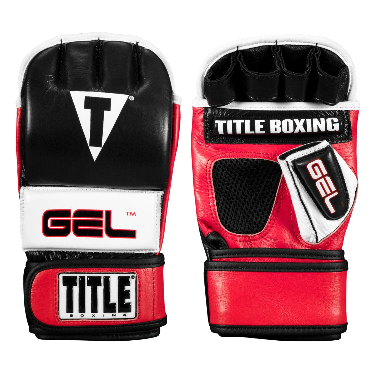 TITLE Boxing Gel Infused Wristband Heavy Bag Boxing Gloves - Premium MMA Training Gloves for Punching Bag Workouts & Fitness Training
