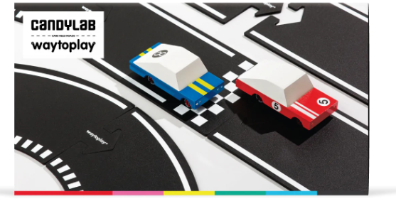 CLB Speedway Racing Set with 2 Cars - High-Speed Toy Race Track for Kids - Perfect for Indoor Play, Birthday Gifts & Family Game Nights