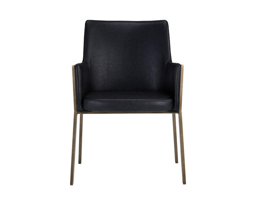 Bernadette Dining Armchair - Modern Upholstered Dining Chair with Wooden Legs for Kitchen, Dining Room & Home Decor | Comfortable & Stylish Seating Solution