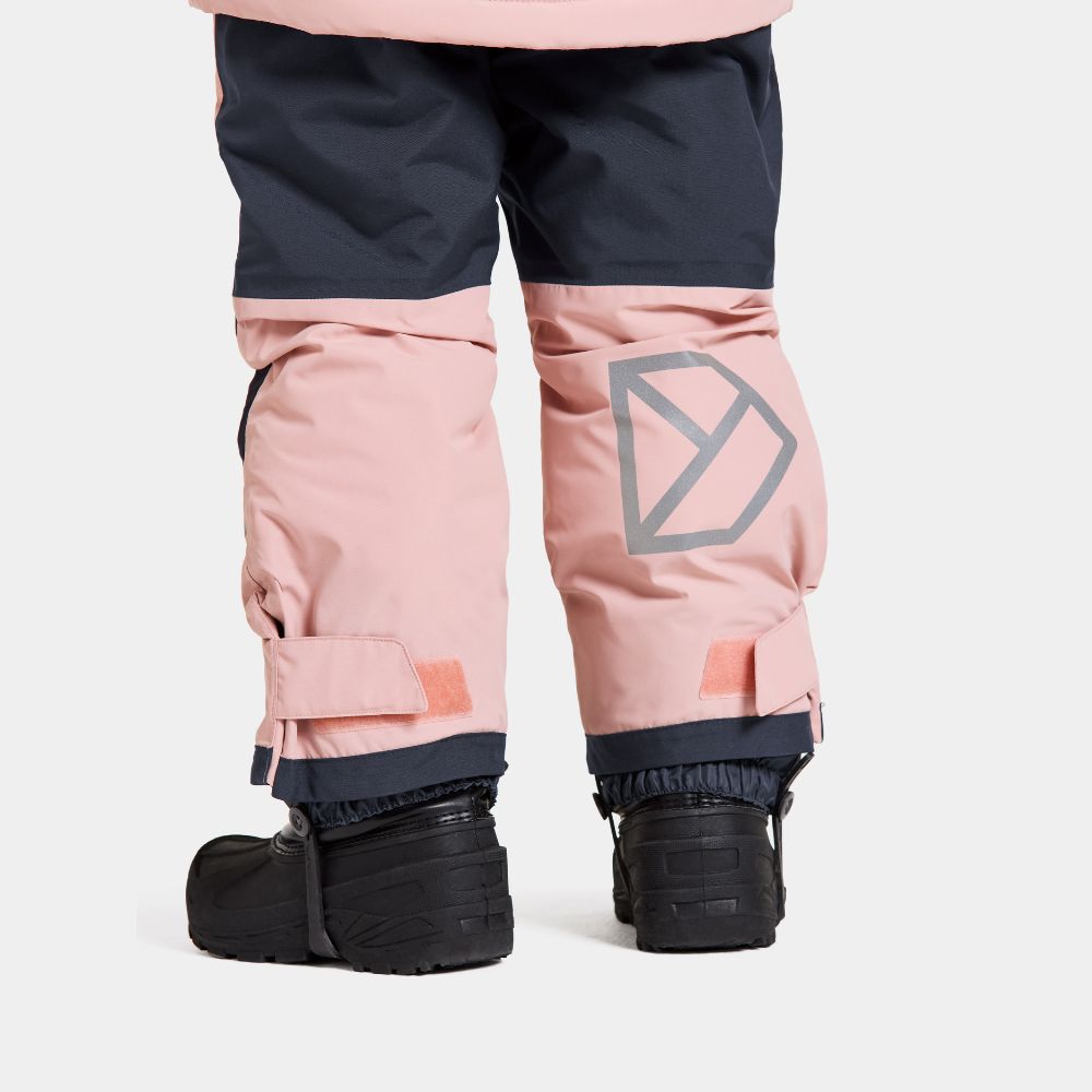Didriksons Skare Kids Ski Jacket & Pants Set - Waterproof Winter Snowsuit for Girls & Boys, Insulated Warm Snow Jacket with Pants, Dusty Pink - Perfect for Skiing, Snowboarding & Outdoor Winter Activities