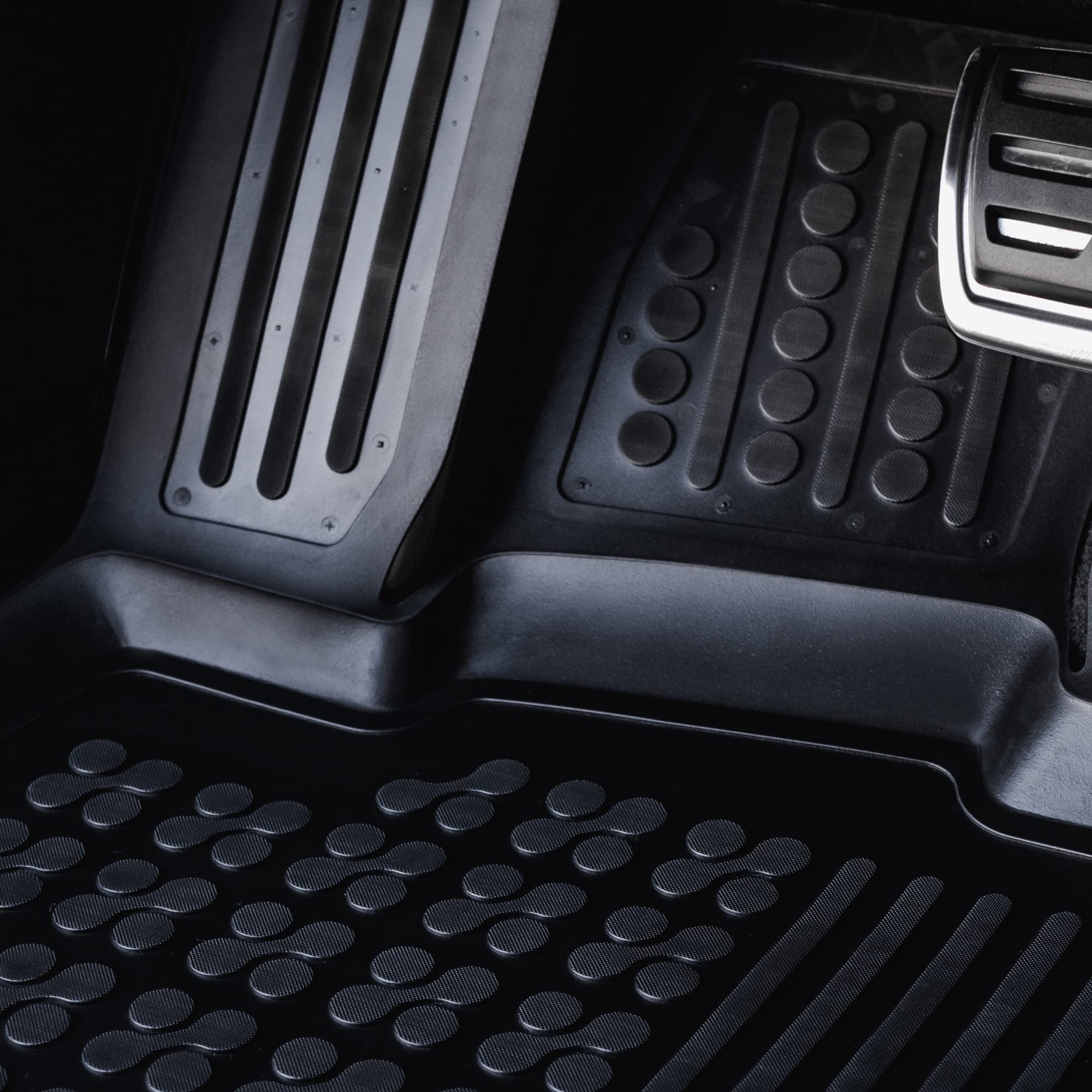 Premium All-Weather Custom Fit Car Floor Mats for 2002-2012 Mini Cooper One & 2017-2024 Mini Cooper Countryman - Anti-Slip, Tailored Protection, Black Interior Accessories - Perfect for Daily Commute, Road Trips & Harsh Weather Conditions