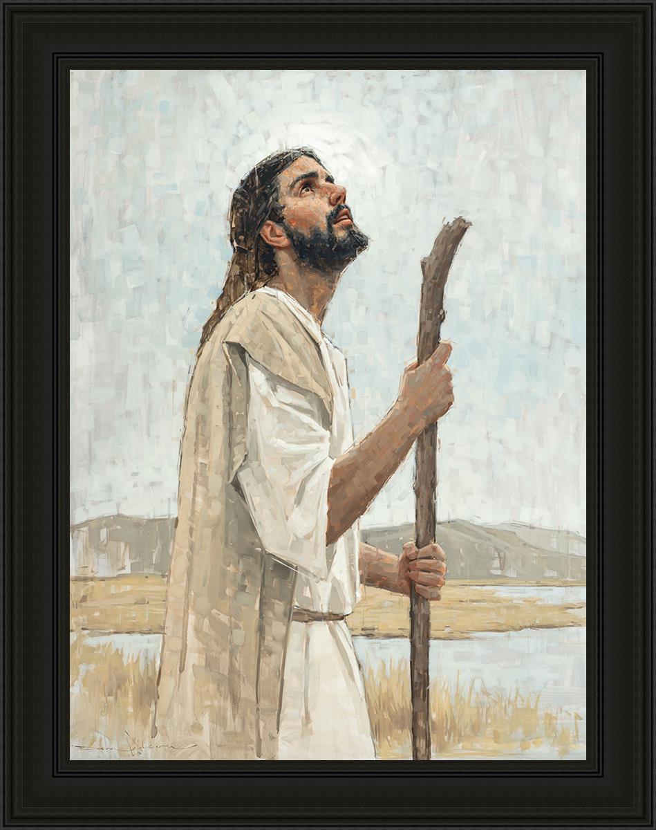 Our Shepherd By Dan Wilson - Handcrafted Home Decor for Christian Families - Perfect for Living Room, Bedroom & Gift Giving