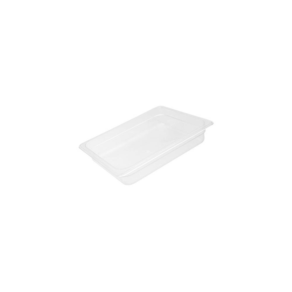 Clear Polycarbonate Steam Pan - 1/2 Size (12.6