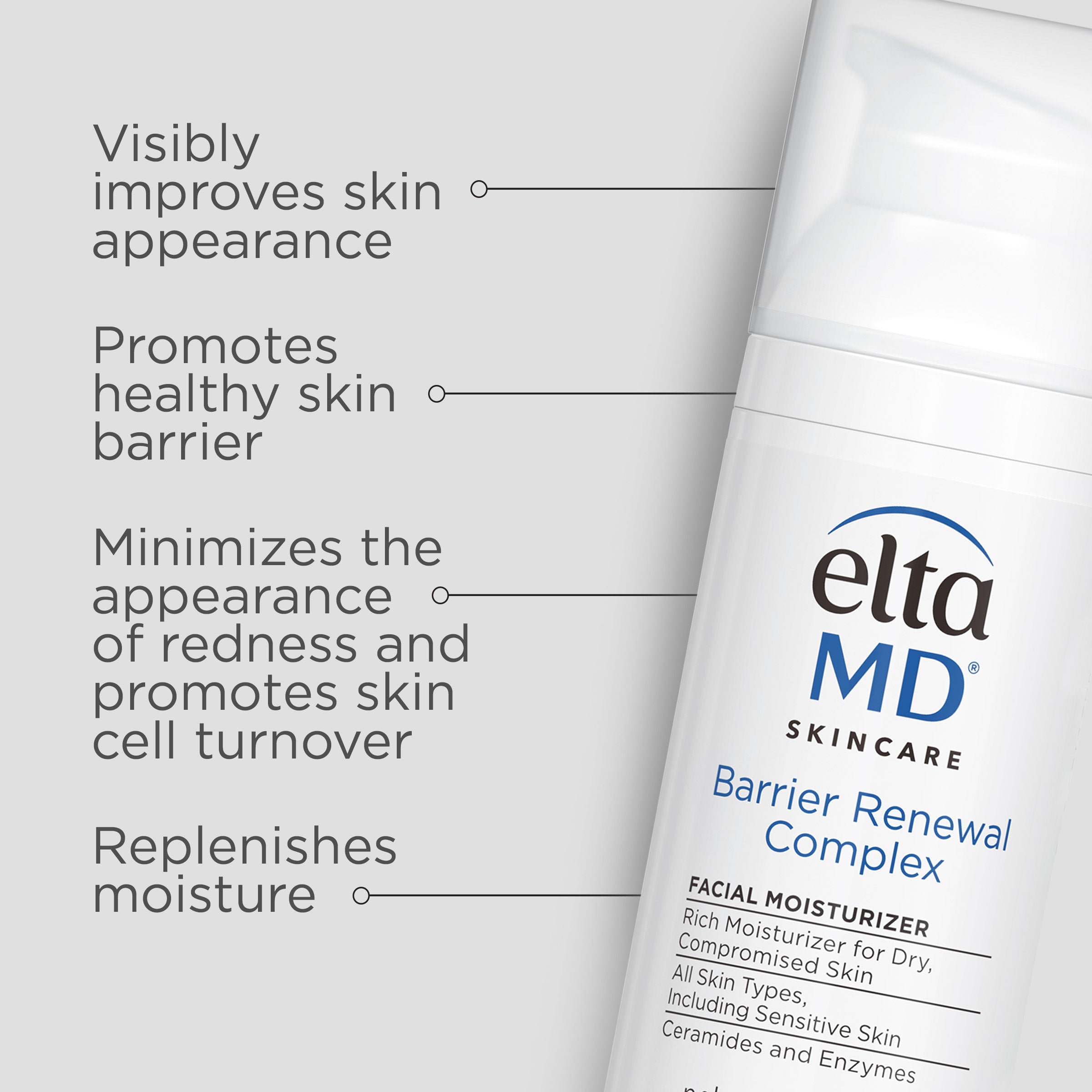 Barrier Renewal Complex - Advanced Skin Repair Cream for Dry & Sensitive Skin | Hydrating Moisturizer for Face & Body | Perfect for Nighttime Skincare Routine