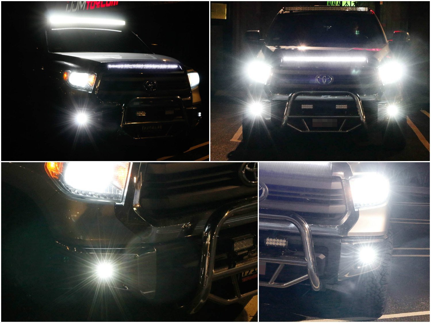 40W CREE LED Pods with Foglight Mounting Brackets for 2014+ Toyota Tundra - Off-Road Lighting, Fog Lights Replacement, Truck Accessories for Night Driving & Adventure