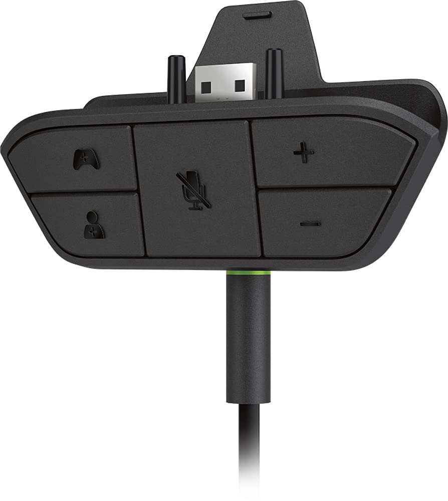 Xbox One/One S/X/Elite/Series X|S Controller Stereo Headset Adapter - Audio Mic Converter with Game & Chat Volume Balance Control for Enhanced Gaming Experience