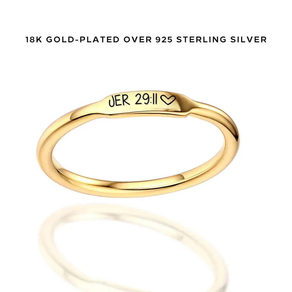 Personalized Engraved Thin Band Ring - Custom Name & Date - $45.00 - Perfect for Anniversaries, Weddings & Romantic Gifts