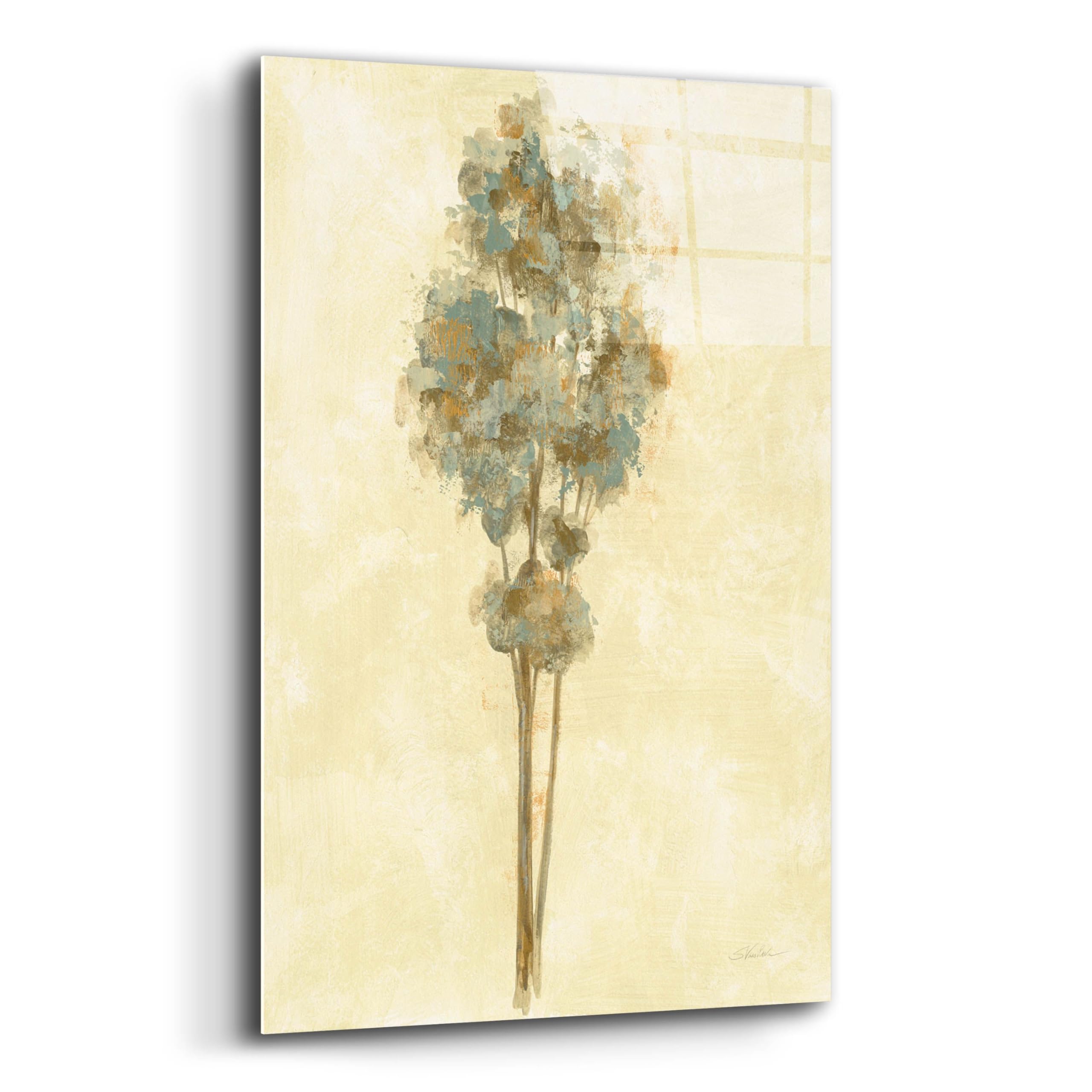 Ethereal Tree IV by Silvia Vassileva - 16x24 Inch Acrylic Glass Wall Art Painting, Modern Home Decor for Living Room, Bedroom & Office