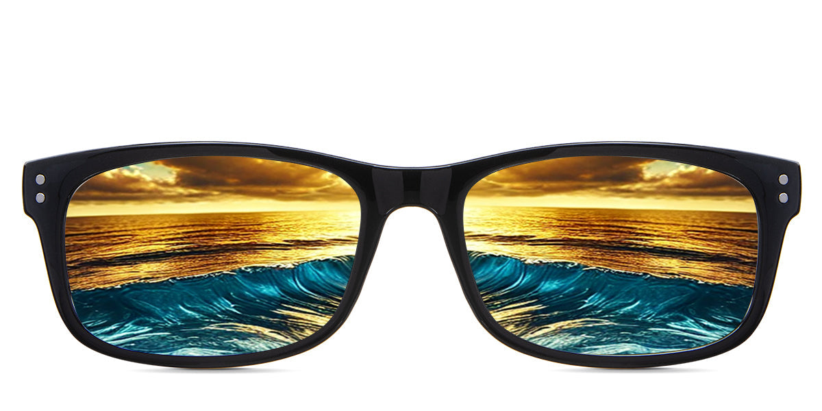 Yael Men's Prescription Polarized Sunglasses - UV Protection, Anti-Glare for Driving, Fishing & Outdoor Activities
