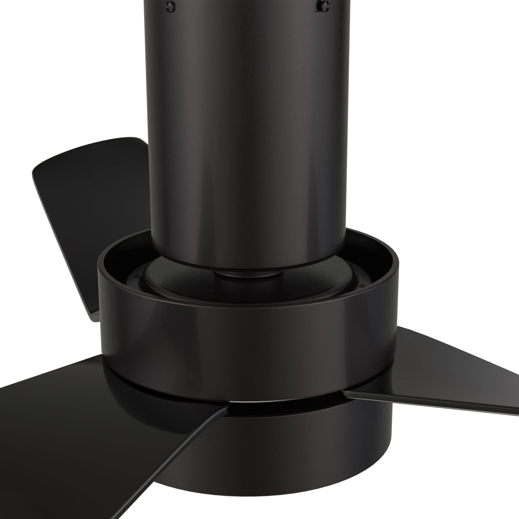 52 Inch Smart Ceiling Fan with Remote Control - 3 Blade Modern Ceiling Fan for Living Room, Bedroom & Office - Energy Efficient Quiet DC Motor - Matte Black Finish (Carro Madrid)