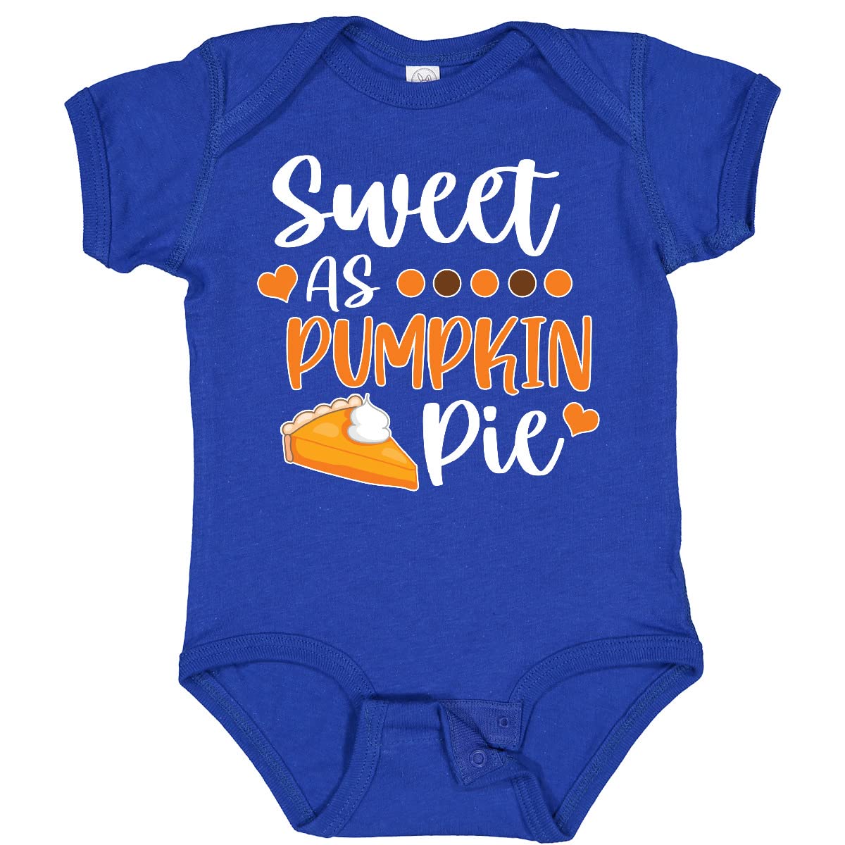 Inktastic Thanksgiving Sweet As Pumpkin Pie Baby Bodysuit - Cute Holiday Outfit for Infants & Toddlers - Perfect for Family Gatherings, Photo Shoots & Fall Celebrations