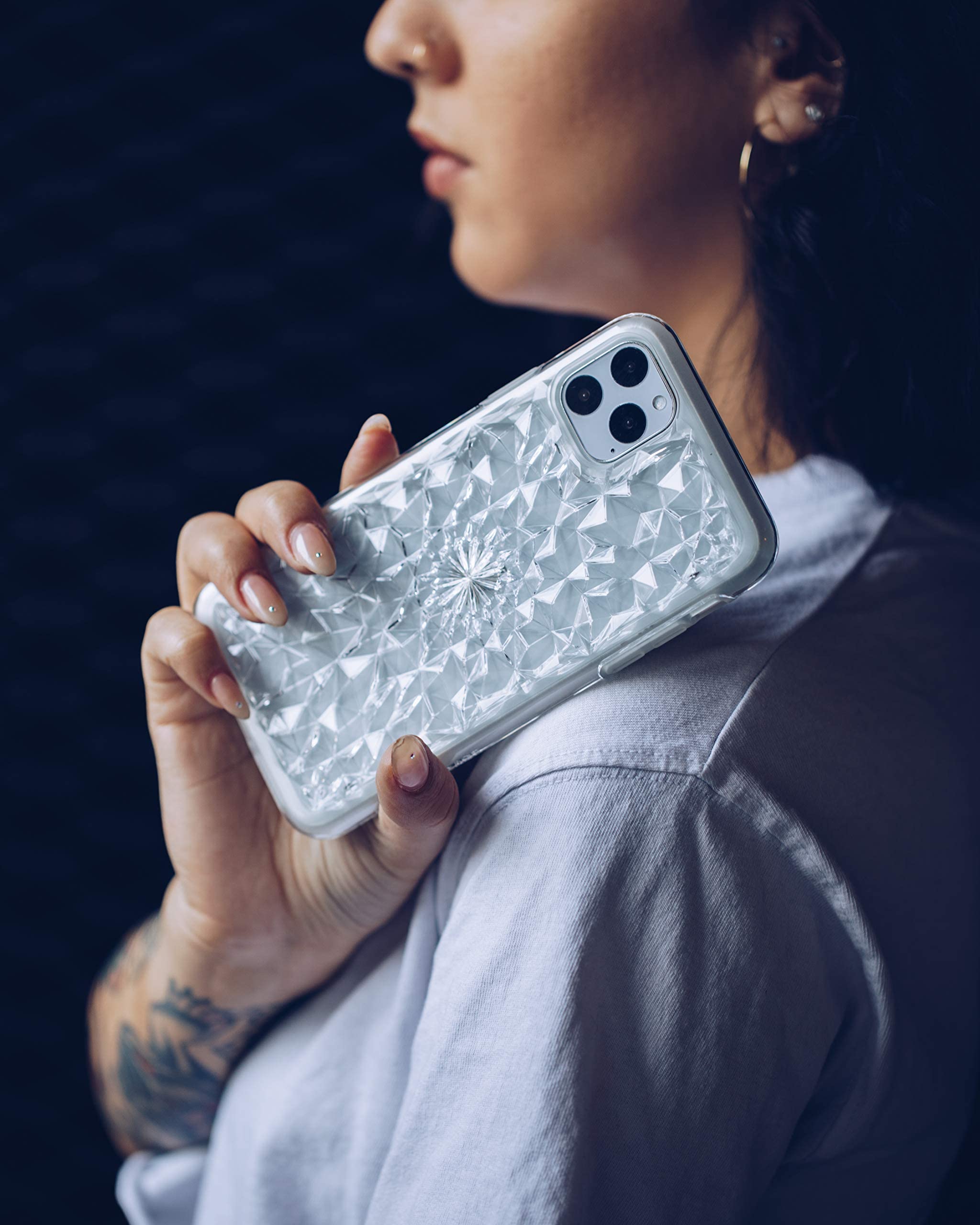 FELONY CASE iPhone 13 Pro Clear Kaleidoscope Phone Cover - Anti-Scratch, Shockproof, Durable Protective Case for Apple iPhone 13 Pro - Perfect for Everyday Use, Travel & Outdoor Activities