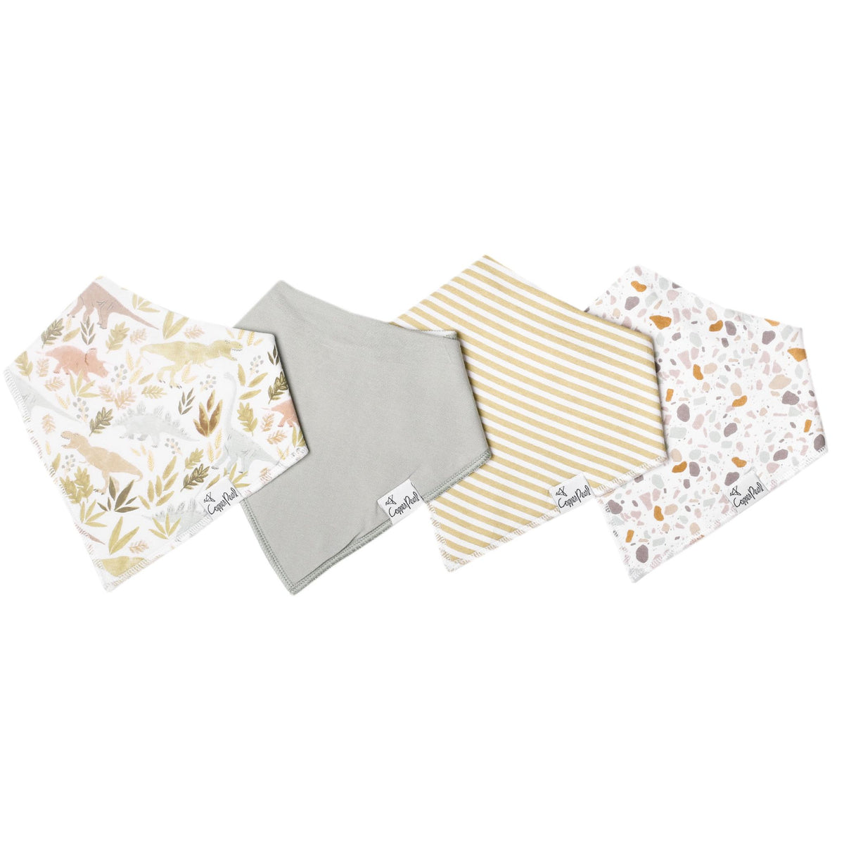 Soft Organic Cotton Baby Bandana Bibs - 3 Pack Drool Bibs for Newborns & Infants - Cute & Absorbent for Feeding, Teething, and Everyday Use