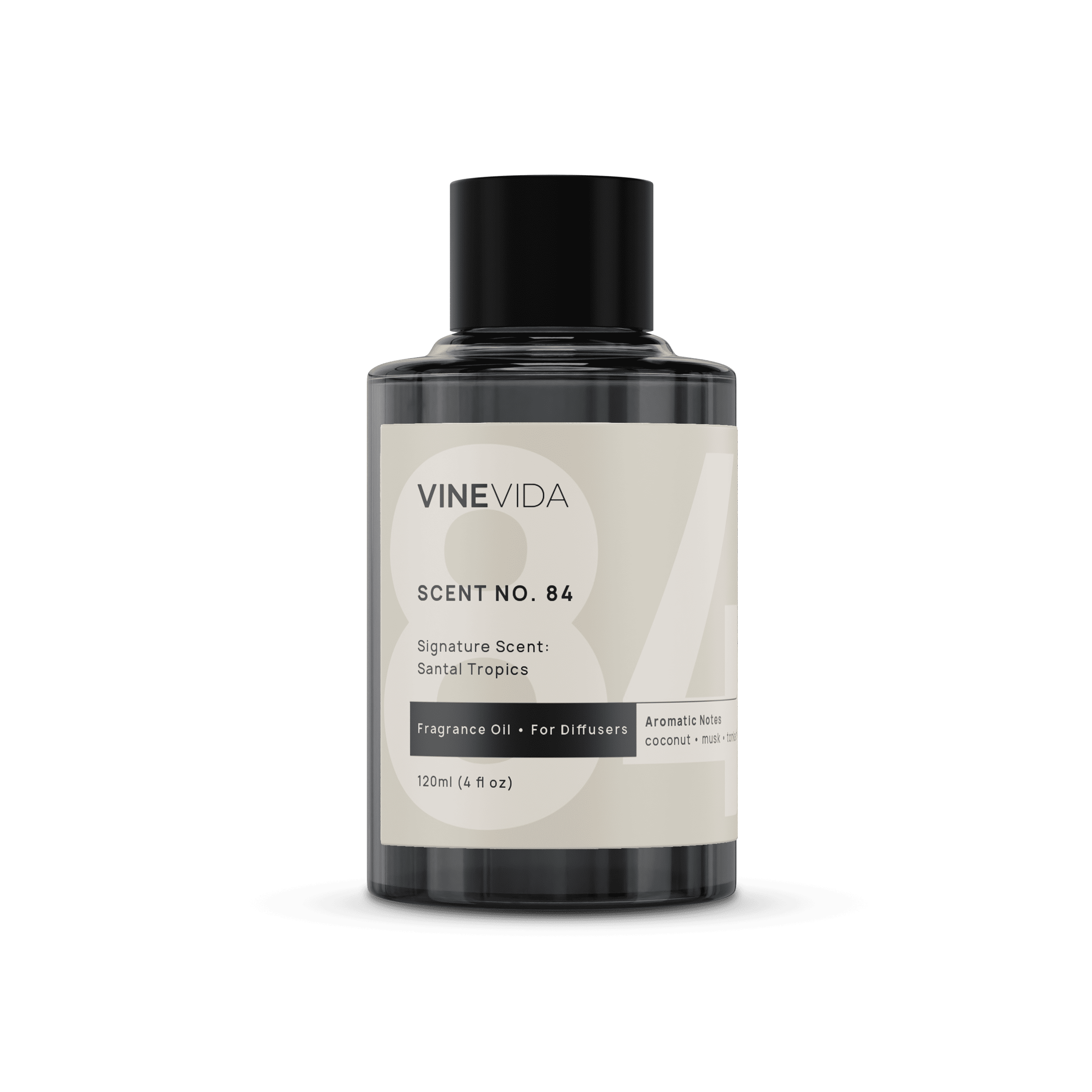 NO. 84 Santal Tropics Fragrance Oil for Cold Air Diffusers - Aromatherapy Essential Oil for Home, Office & Spa Relaxation