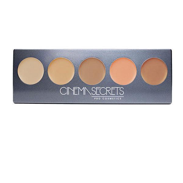 Cinema Secrets Ultimate Corrector 5-in-1 PRO Palette - Professional Makeup Corrector for Contouring, Highlighting & Concealing - Perfect for Film, Photography & Bridal Makeup