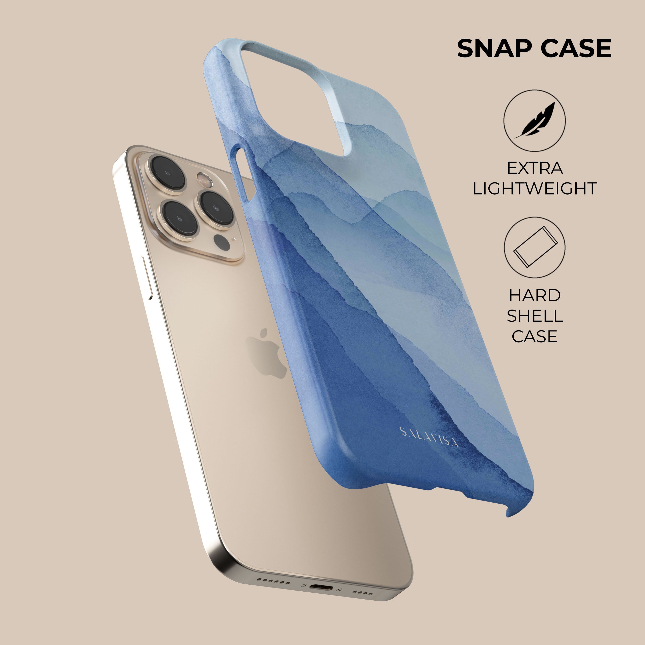 Premium Blue Sugar Shockproof Phone Case - Trendy & Durable Protection for iPhone & Android | Perfect for Everyday Use, Travel & Outdoor Activities