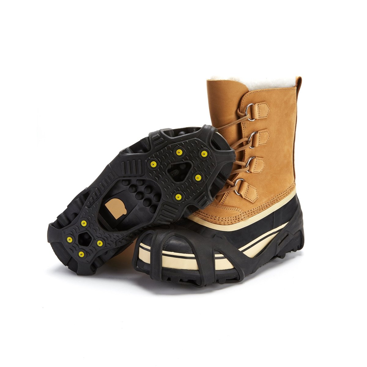 Icetrax V3 Tungsten Ice Cleats for Men & Women - Non-Slip Traction for Hiking, Running, and Winter Safety on Ice & Snow