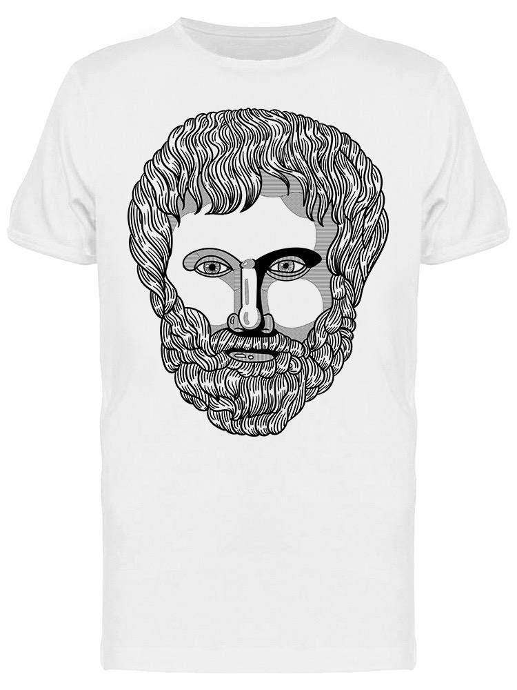 Classical Aristotle Sculpture T-Shirt for Men - Vintage Philosophy Tee for Casual Wear & Gifts
