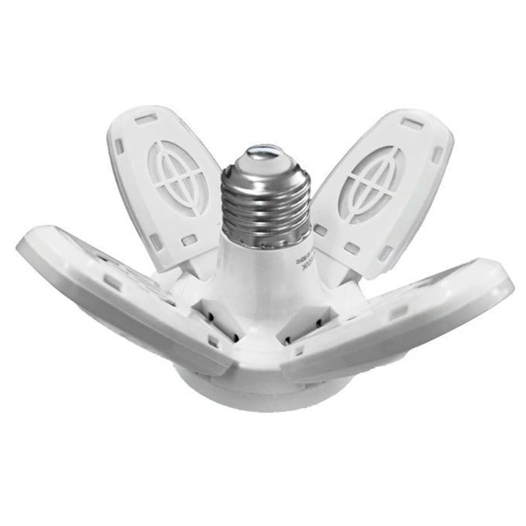 Homore LED Garage Lights - 2 Pack 28W 6500K Workshop Lighting with Adjustable Panels, Flexible Ceiling Light for Indoor Use | Perfect for Garage, Basement, Warehouse, Attic, Gym & Workshop Lighting Needs