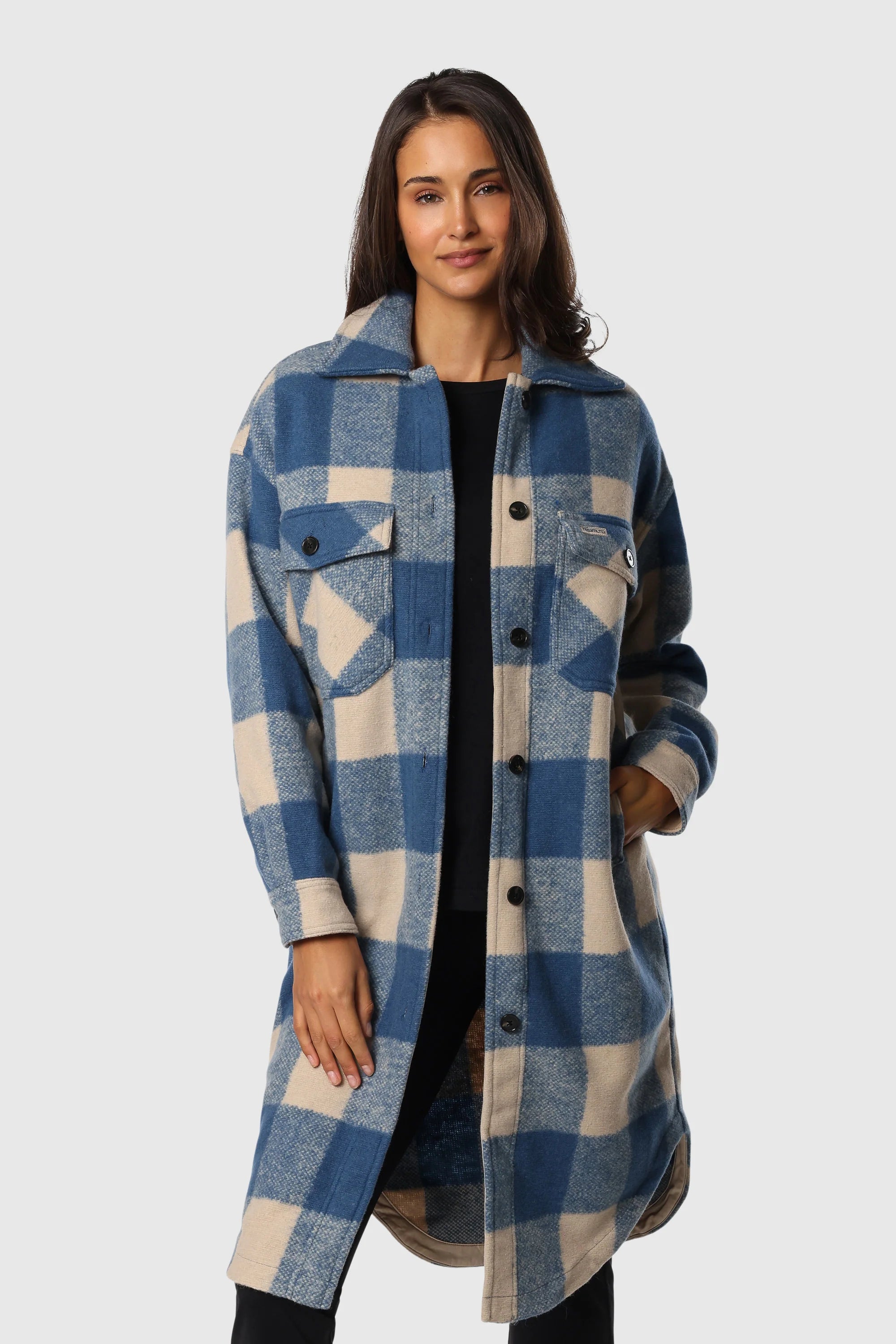 Stylish Long Shacket Coat for Women - Trendy Oversized Button-Up Jacket for Fall & Winter | Perfect for Layering, Casual Outfits & Outdoor Adventures
