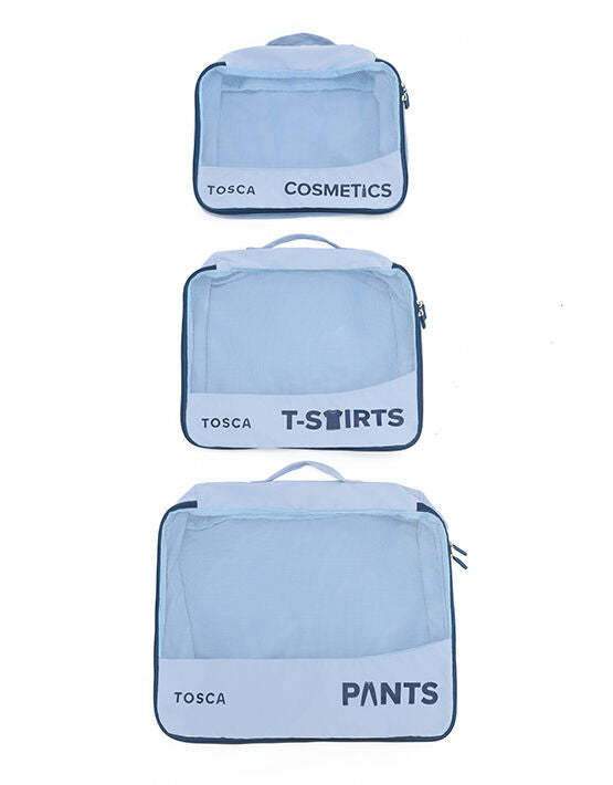 Tosca TCA801 B 6-Pack Blue Packing Set for Shipping, Moving & Storage | Durable & Reusable Packaging Solution