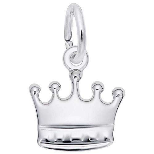 Rembrandt Charms Crown Charm - Elegant Jewelry for Necklaces & Bracelets - Perfect for Gifts, Weddings & Special Occasions