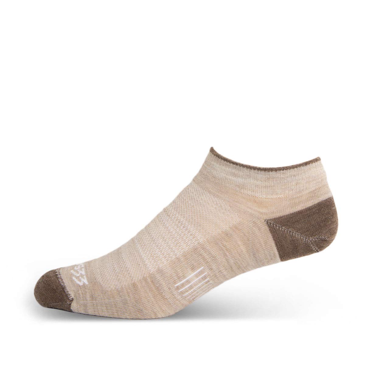Premium USA Made No Show Socks for Running & Hiking - Breathable Merino Wool Socks - Mountain Heritage Collection - Ideal for Outdoor Activities, Gym Workouts & Daily Wear