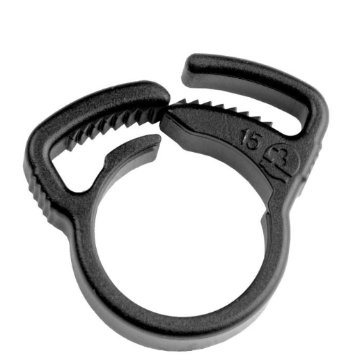Antelco Ratchet Clamps for Poly Pipe - Heavy Duty Hose Clamps (100 Pack) - Perfect for Irrigation Systems, Plumbing, and Agricultural Water Pipes