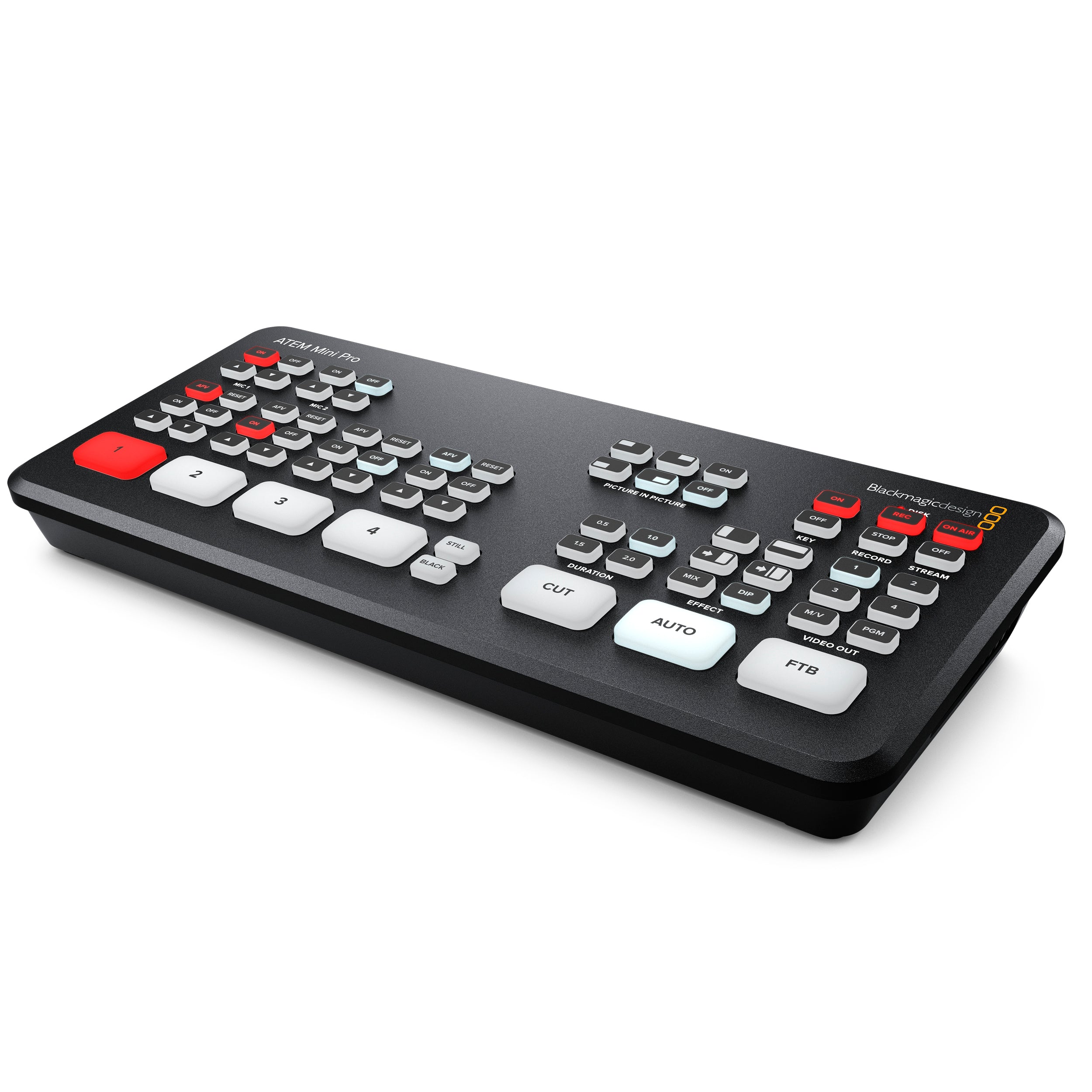 Blackmagic Design ATEM Mini Pro Live Streaming Switcher - 4 HDMI Inputs, USB-C Output for YouTube, Twitch, Gaming & Professional Video Production