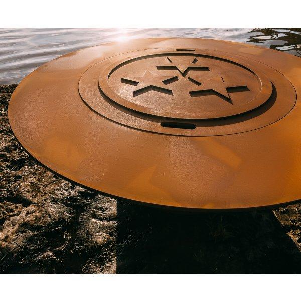 Magnum Fire Pit - Heavy Duty Steel Outdoor Fire Pit for Backyard, Patio & Camping - Perfect for Bonfires, S'mores & Outdoor Gatherings