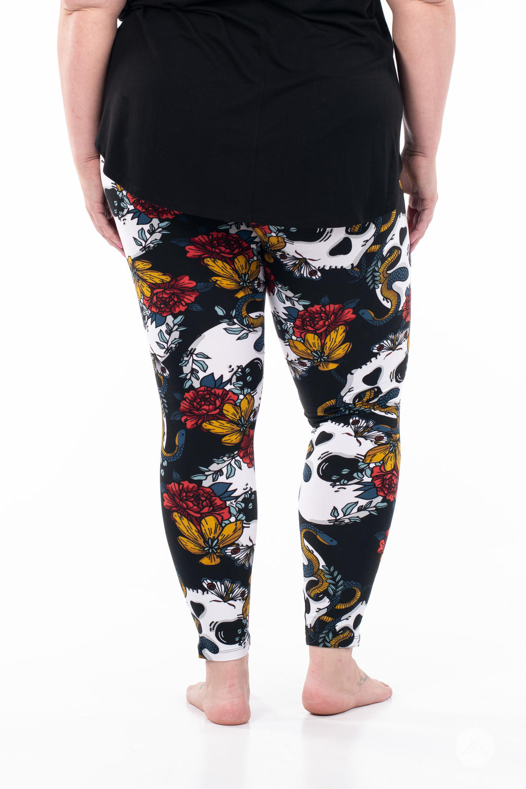 Rebellion Patterned Leggings for Women - High Waist Yoga Pants with Unique Print - Perfect for Workout, Gym, Running and Casual Wear