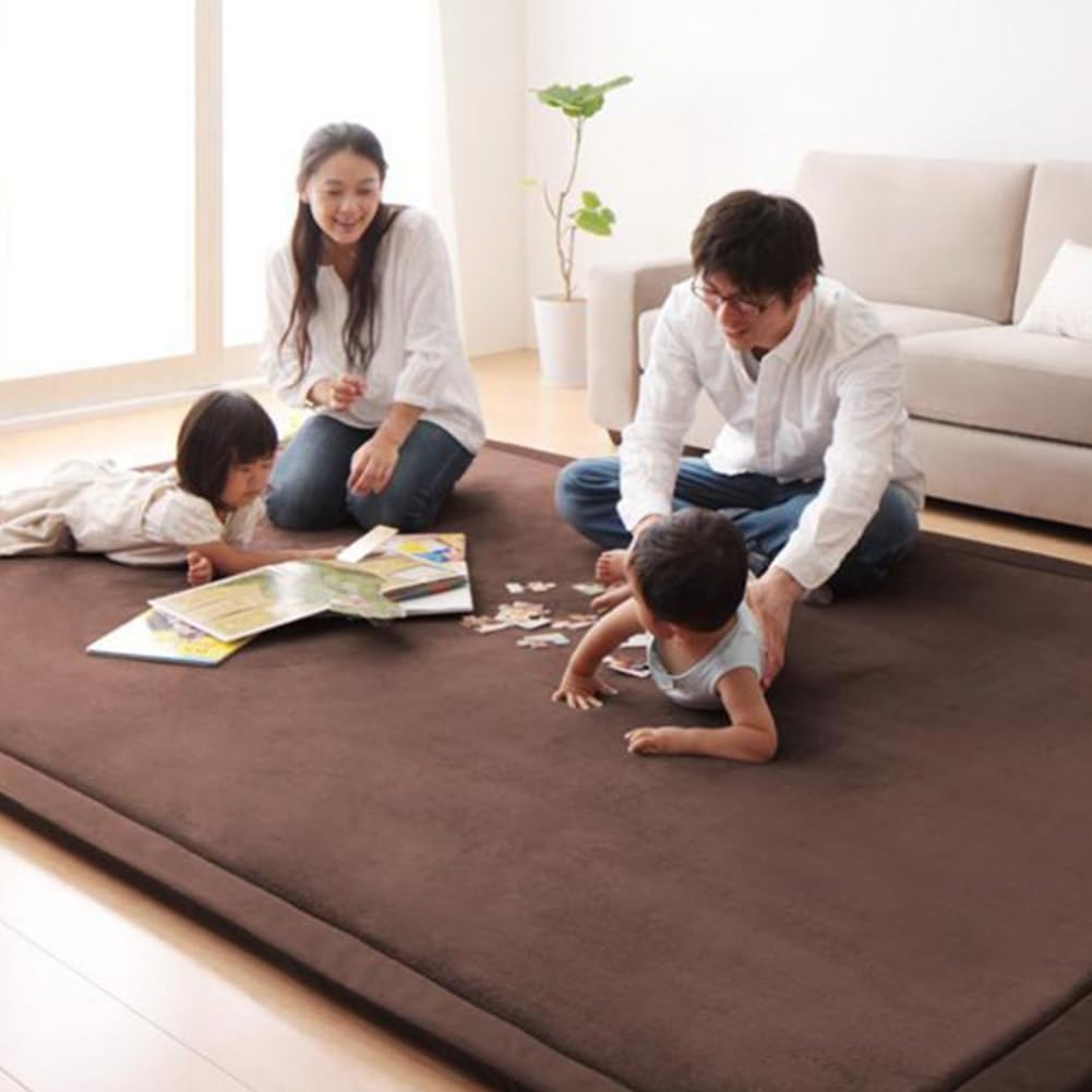 **Loartee Coral Velvet Nursery Rug - 6'8