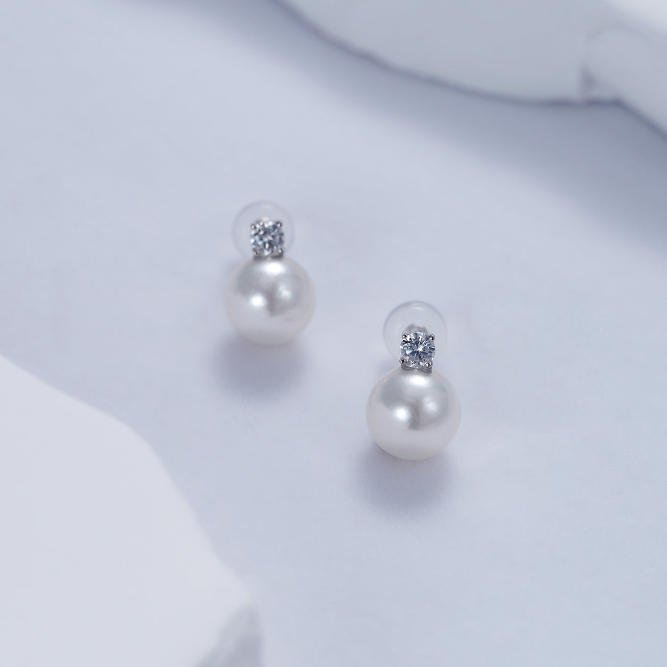 18K Gold Hanadama Akoya Pearl Earrings - AAA Quality Japanese Cultured Pearls for Women | Perfect for Weddings, Parties & Special Occasions