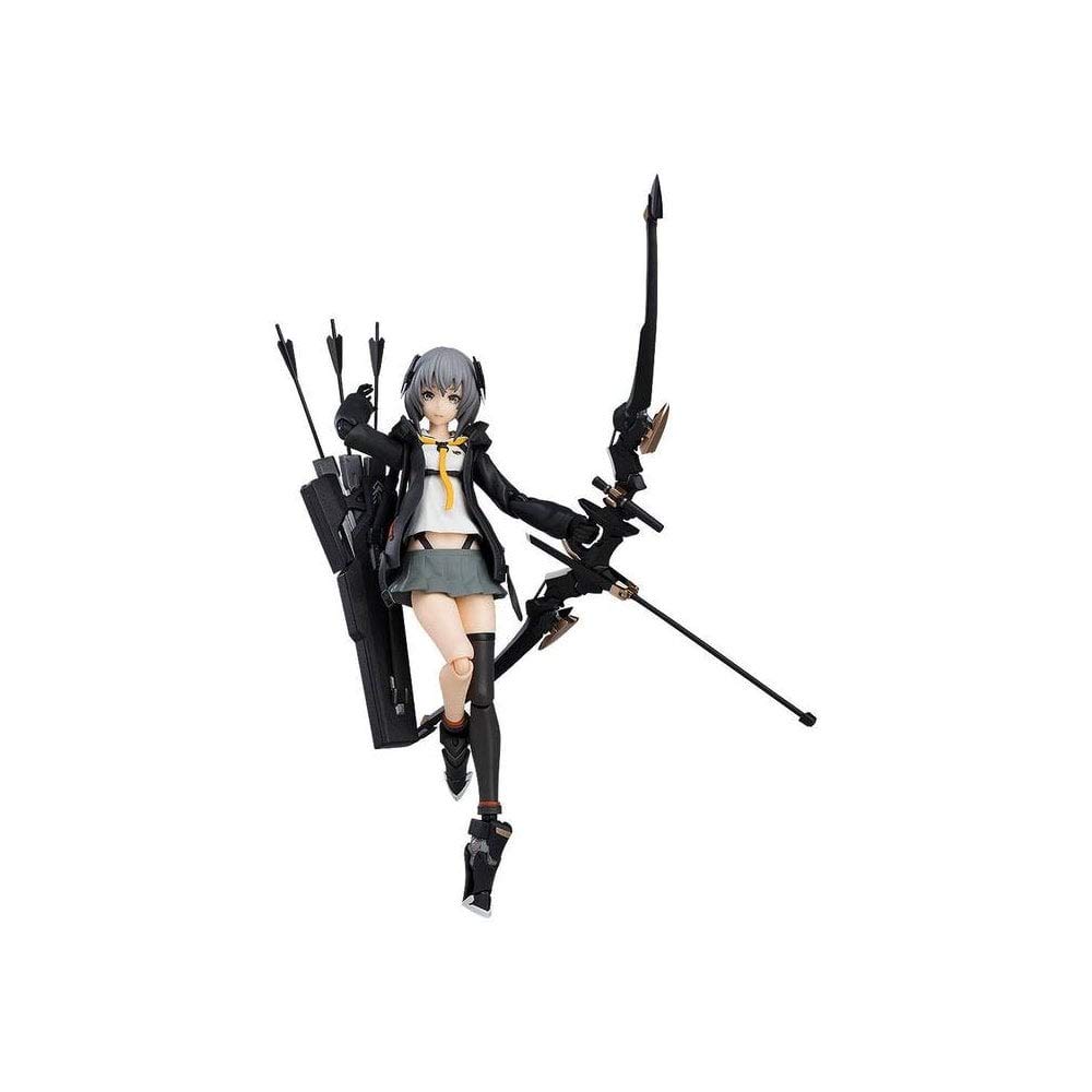 Roku Figma Action Figure - Heavily Armed High School Girls Collectible (Multicolor) | Perfect for Anime Fans, Display Shelves & Gift Giving