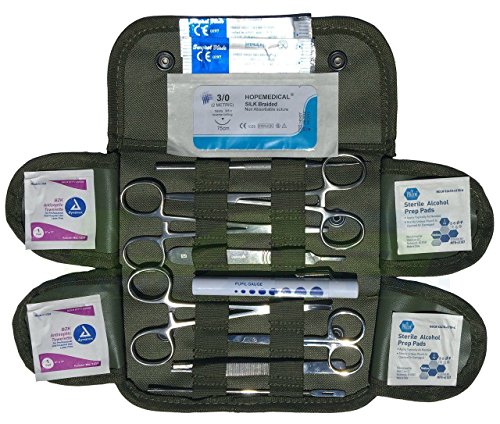 Premium U.S. Military-Grade First Aid Kit with Medical Supplies - Compact Emergency Trauma Kit for Camping, Hiking & Survival Preparedness