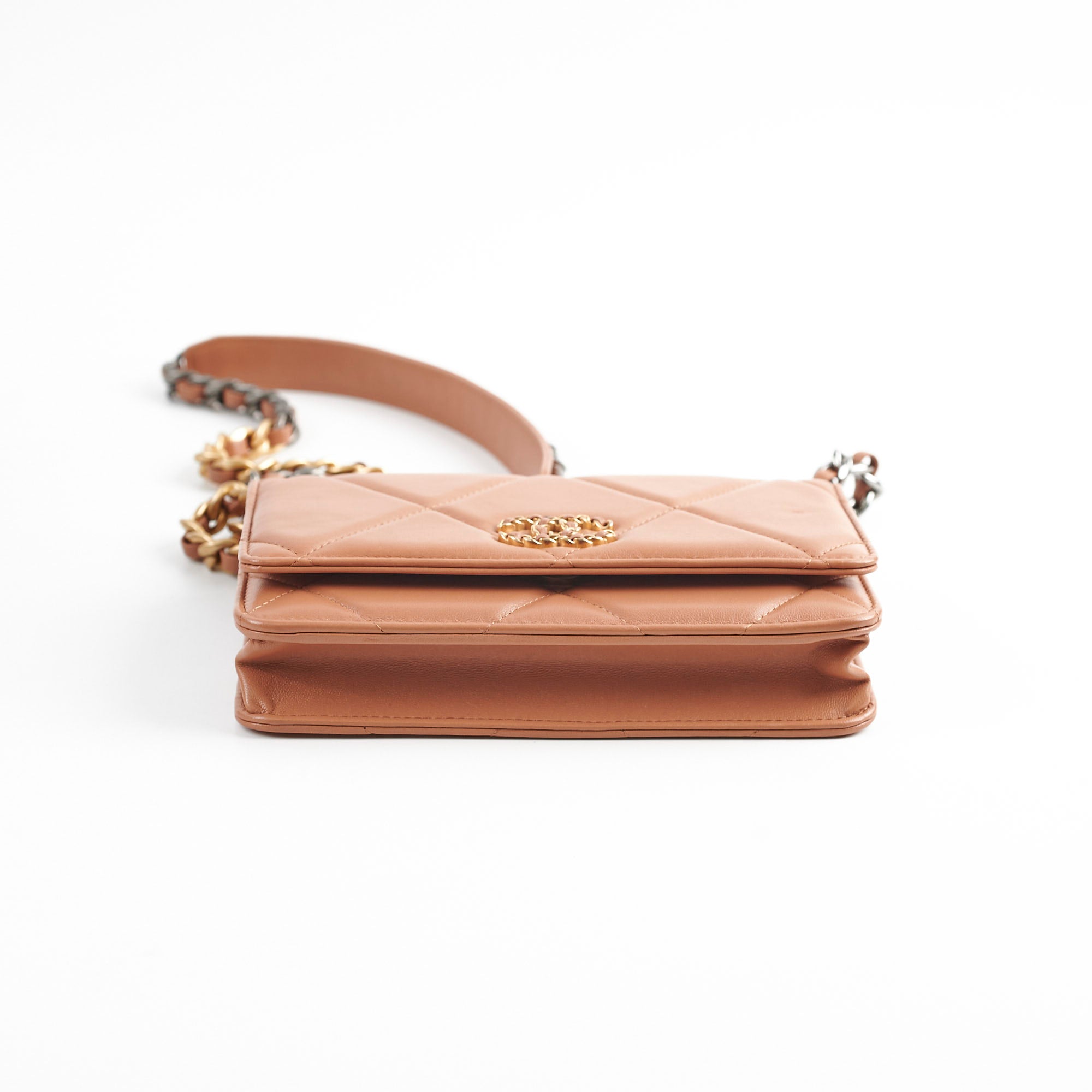 Chanel 19 Wallet On Chain WOC Bag in Caramel - Luxury Crossbody Bag for Women, Perfect for Parties, Date Nights & Everyday Use