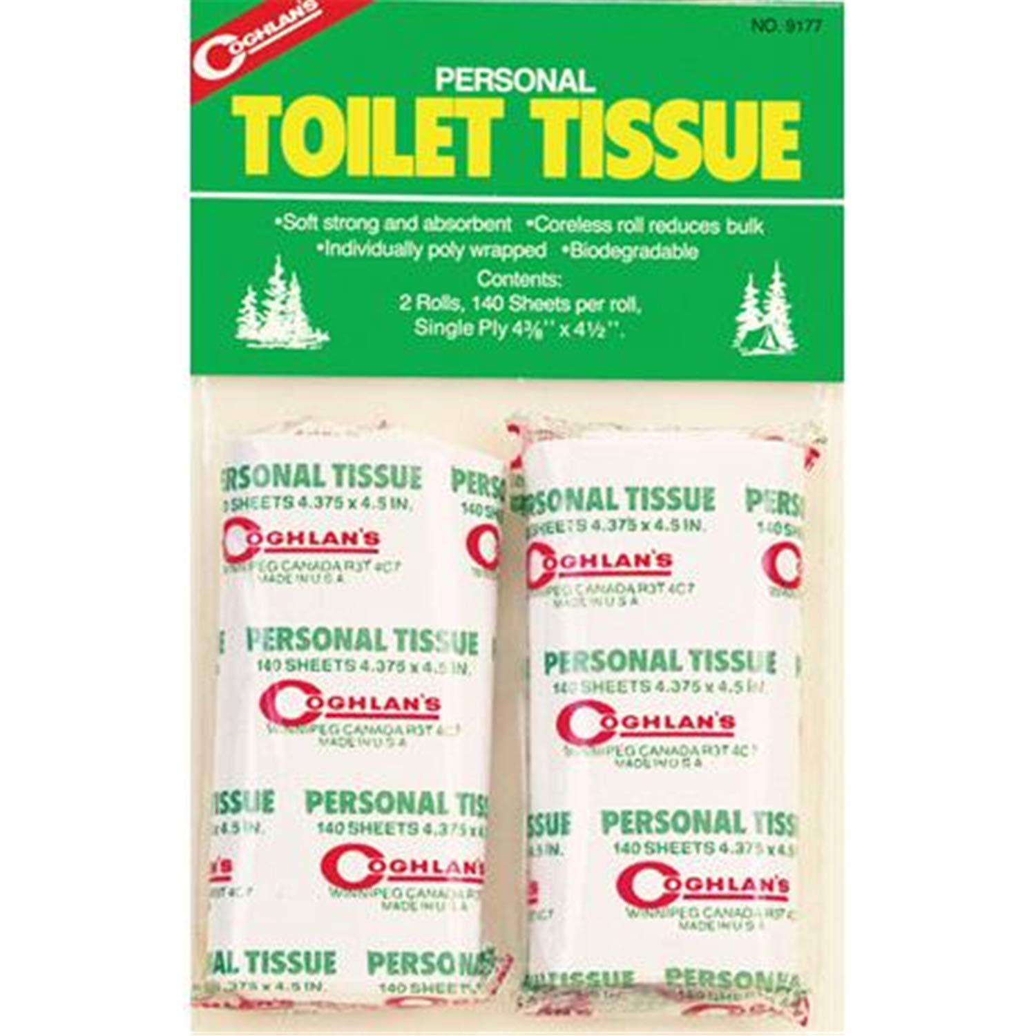 Premium 2-Ply Toilet Tissue Rolls - Ultra Soft & Strong Bathroom Tissue for Home & Office Use - Gentle on Skin, Septic Safe, 2 Rolls per Pack