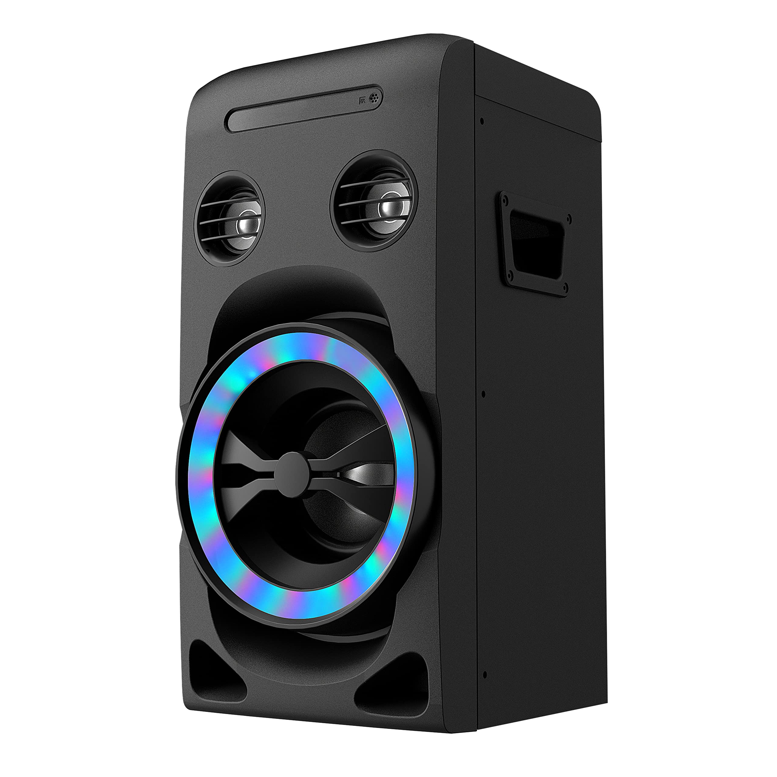 100W Home Stereo System with CD Player, FM Radio, Bluetooth 5.0, AUX/USB Inputs, Karaoke Function, LED Lights & Remote Control - Perfect for Home Theater, Parties, and Music Lovers