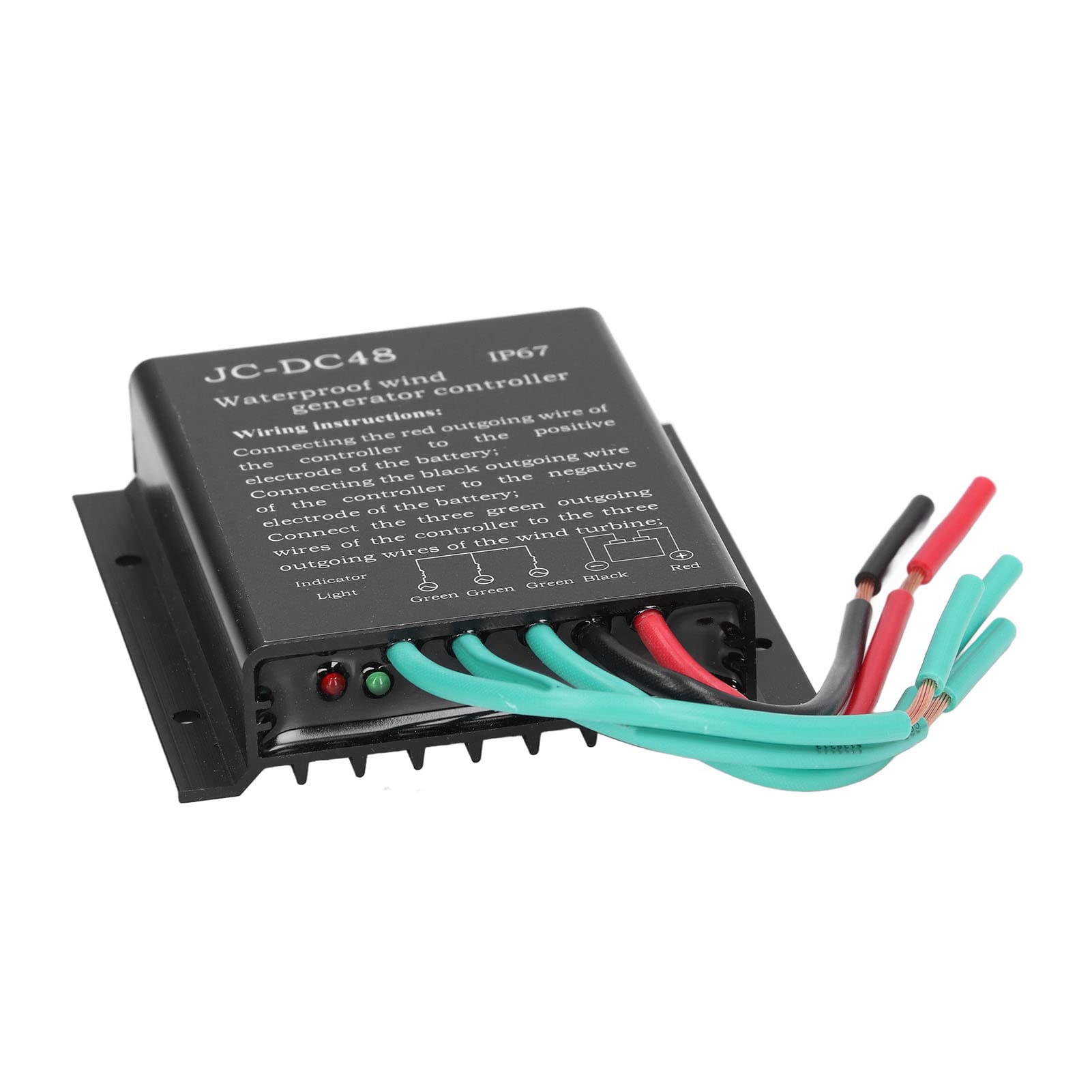 400W Aluminum Alloy Wind Turbine Controller - Weatherproof Power Generator Regulator for Home & Off-Grid Energy Systems