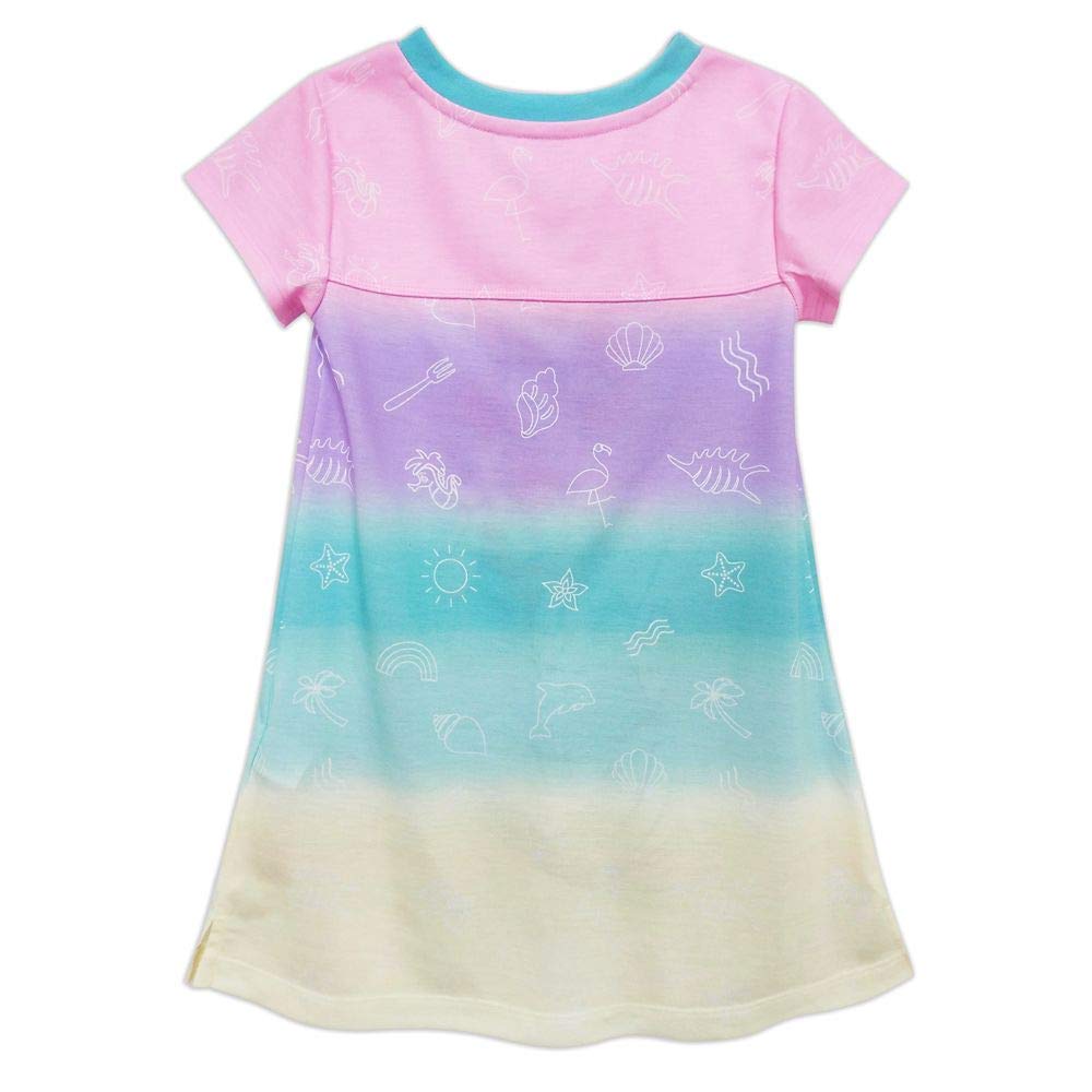 Disney Ariel The Little Mermaid Nightshirt for Girls - Soft Cotton Sleepwear, Size 3 - Perfect for Bedtime, Sleepovers & Disney Themed Parties