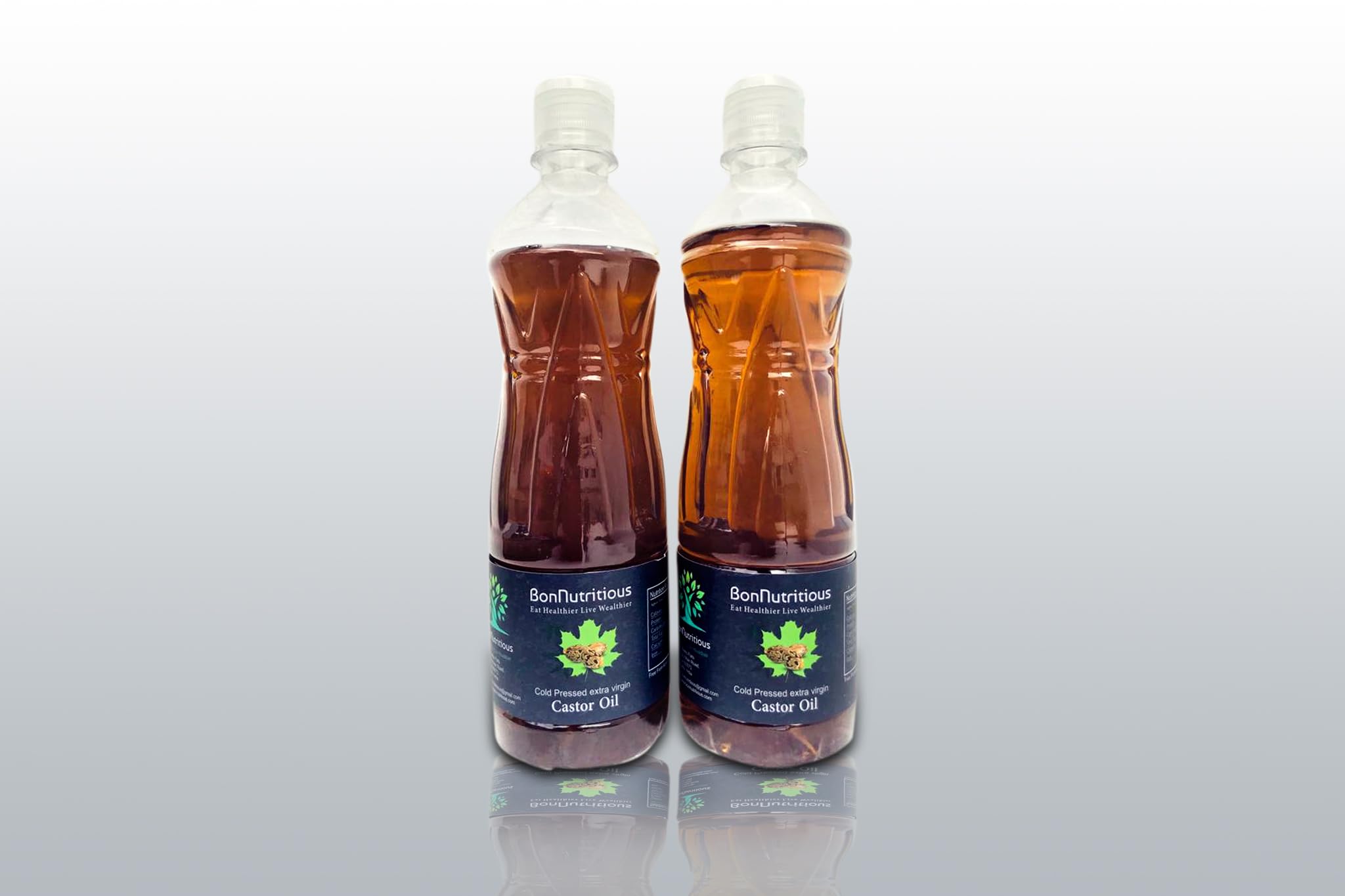 Bonnutritious Cold-Pressed Extra Virgin Castor Oil for Hair Growth & Skin Care - 100% Pure Natural Vilakennai Oil - 500mL - Perfect for DIY Beauty Treatments, Eyelash Growth & Massage Therapy