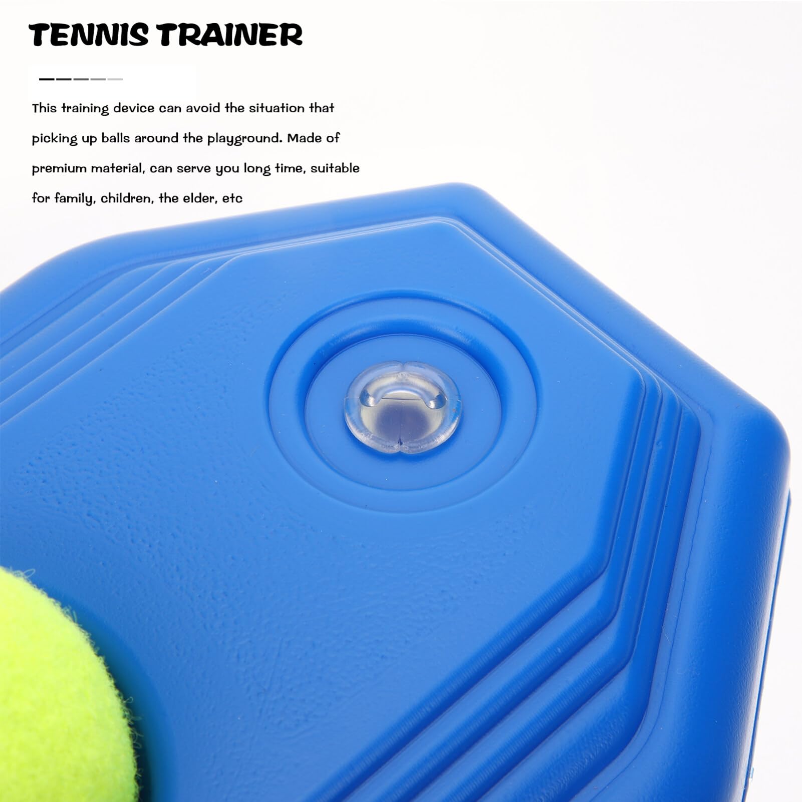 Best Tennis Trainer Rebound Ball Set with String - Solo Tennis Practice Equipment for Self-Training | Perfect for Backyard, Court & Indoor Drills